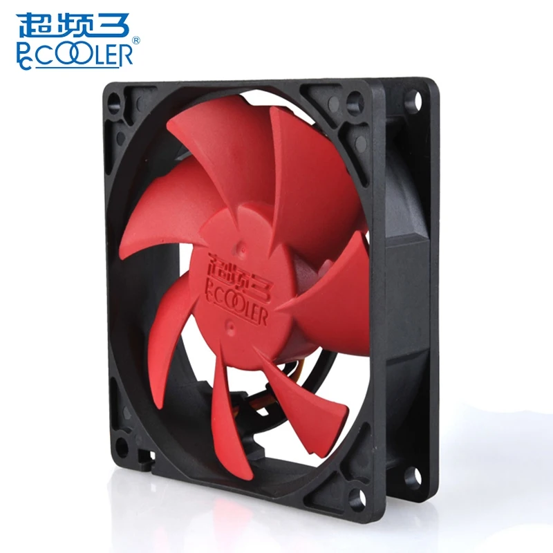 PCCOOLER F85 80 мм Ультра тихий ПК охлаждающий вентилятор чехол для компьютера кулер Hydraumatic 3Pin кулер для процессора охлаждающий вентилятор для компьютера чехол