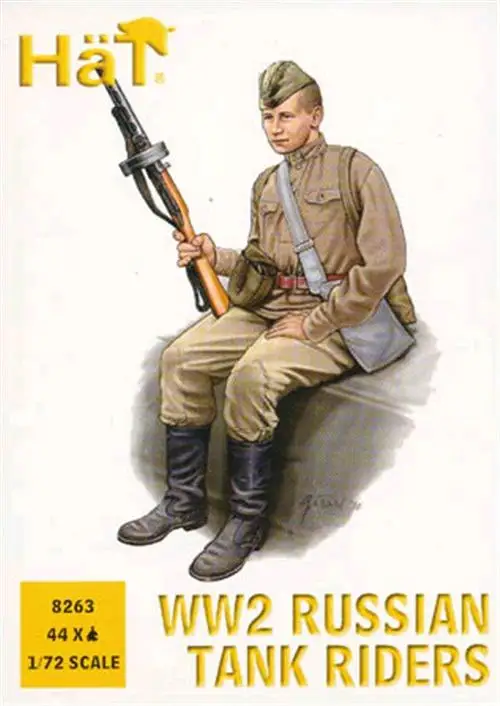 Второй мировой войны Русский Танк гонщиков 1/72 солдат фигурки модель комплект
