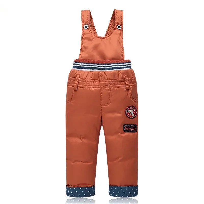 Рождество Свободные Случайные Белая Утка Вниз Дети Девушки Парни Комбинезоны