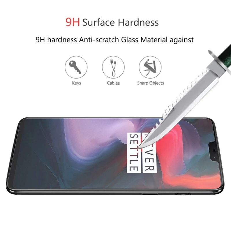 ENKAY для OnePlus 5T 0 26 мм 9H твердость 2.5D изогнутая кромка пленка экрана из закаленного