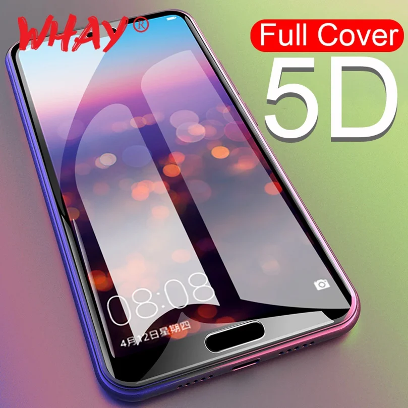 Закаленное стекло WhaY 5D для Xiaomi Mi A1 5X защитное экран 9 H полное покрытие Xiami MiA1 чехол
