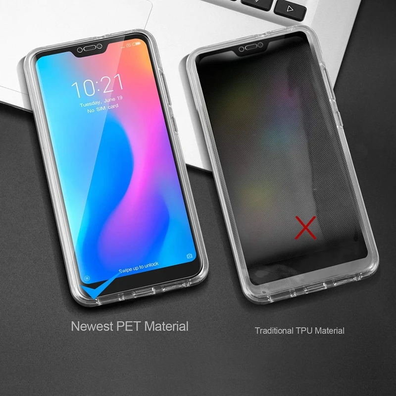 Силиконовый чехол из ТПУ и поликарбоната с полным покрытием для XiaoMi Mi 9 8 SE A1 A2 Lite