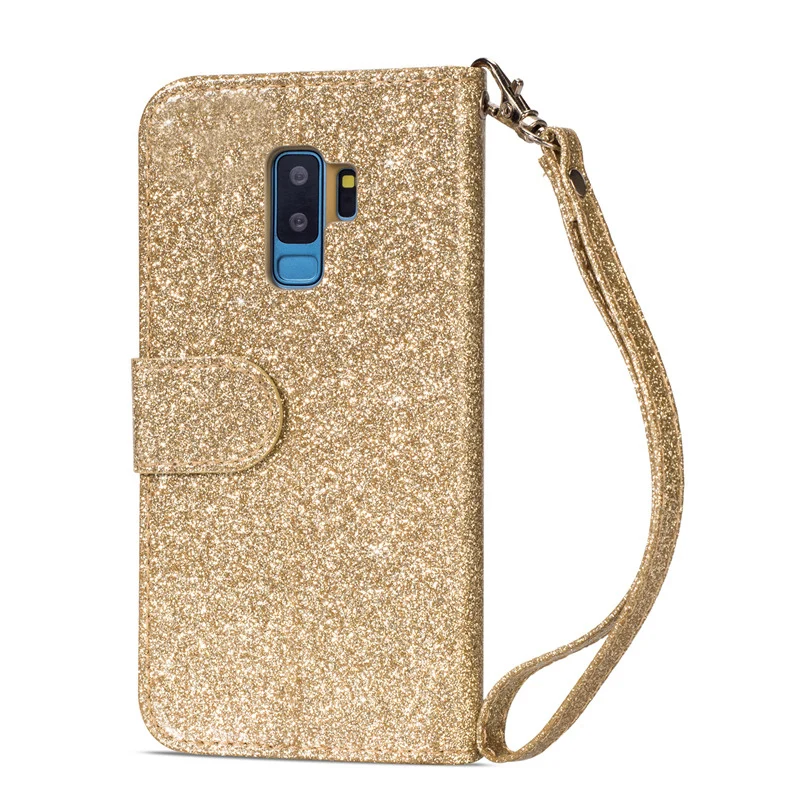 Роскошный кожаный силиконовый чехол-книжка для samsung Galaxy S9 S8 Plus S7 S6 Edge samsung Note 8 9 J4 J6 A5 A6 Plus