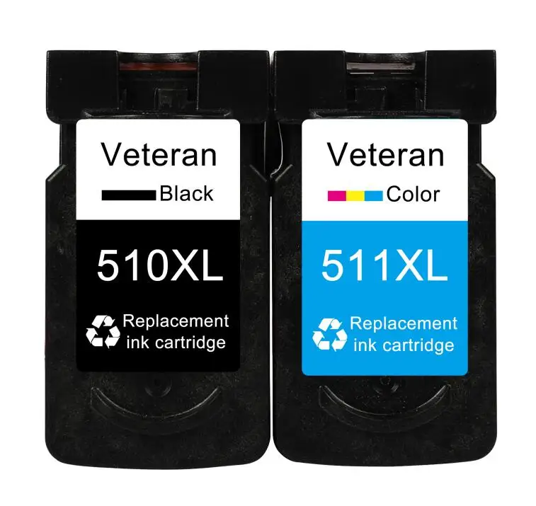 PG510 and CL511 Ветеран 510 картридж для Canon PG 510 CL 511 PG510 CL511 чернильные картриджи для Canon Pixma MP250 IP2700 MP480 MP490 MP230 MP280 принтер - Цвет: PG510 and CL511