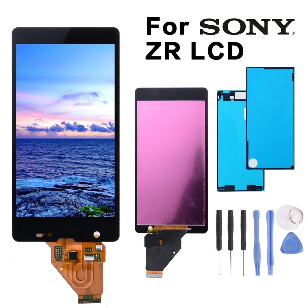 Оригинальный ЖК дисплей с сенсорным экраном для SONY Xperia ZR M36h C5502 C5503 замена