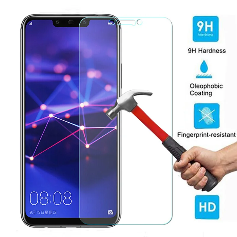 Закаленное стекло 9H для Huawei Mate 20 Lite защита экрана 2.5D Защитное телефона пленка 6 3