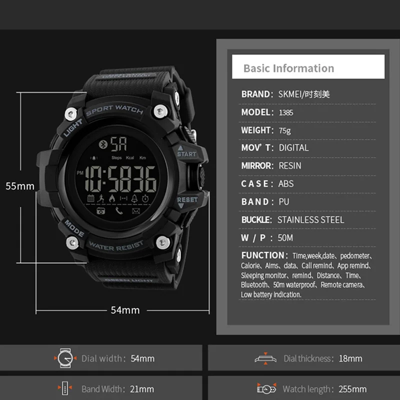 Смарт часы для Android IOS шагомер App звонок напомнить смарт браслет спальный монитор