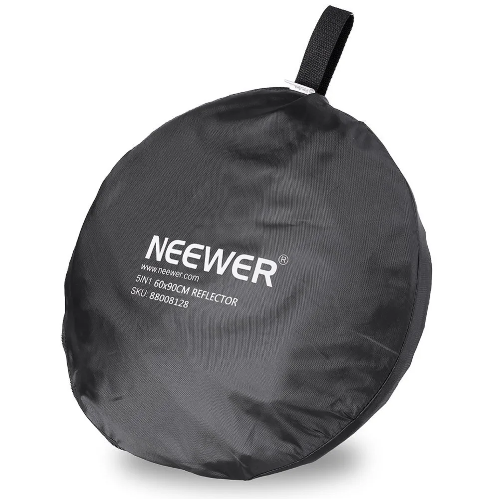 Neewer 5 в 1 портативный 24x36 &quot/60x90 см круглый складной многодисковый отражатель