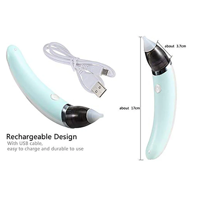 Электрический Детский носовой аспиратор регулируемый ручной очиститель носа