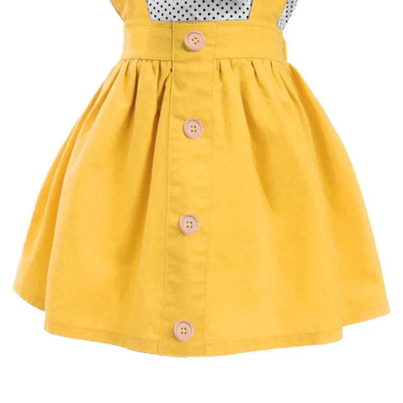 Baby Girls Strap Dress 2018 Autumn Children Clothes Sweet Overalls Dresses Kids Cotton Princess Vest | Детская одежда и обувь