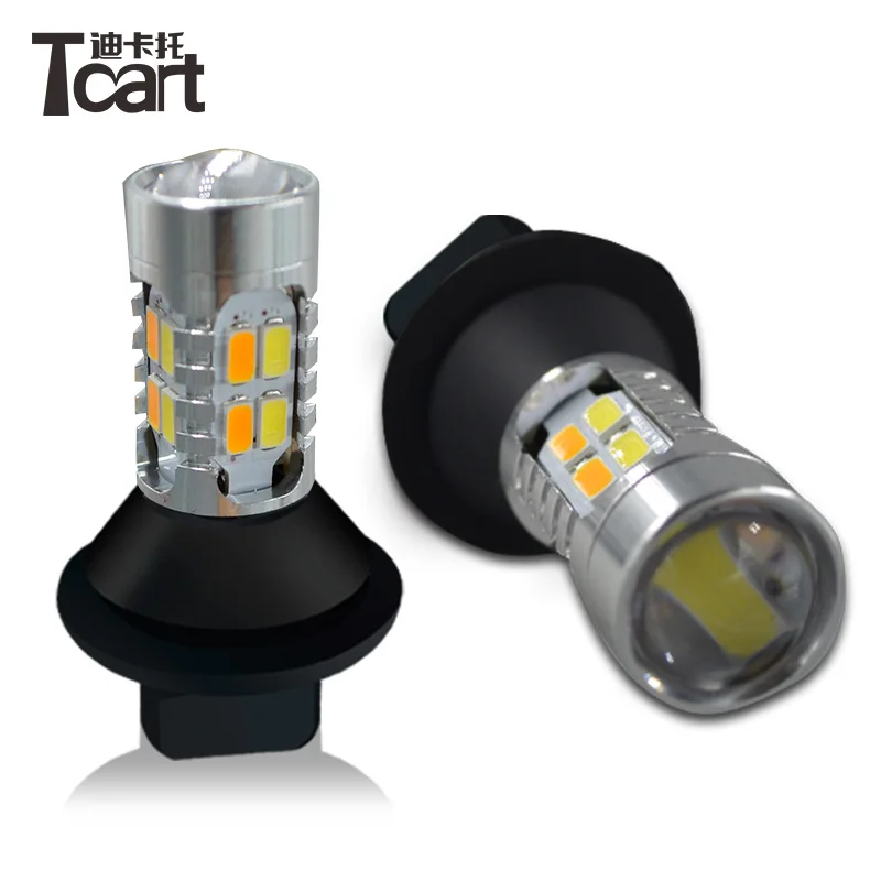 Tcart супер белый желтый DRL для дневных ходовых огней Chervolet Cruze мощный светодиодный
