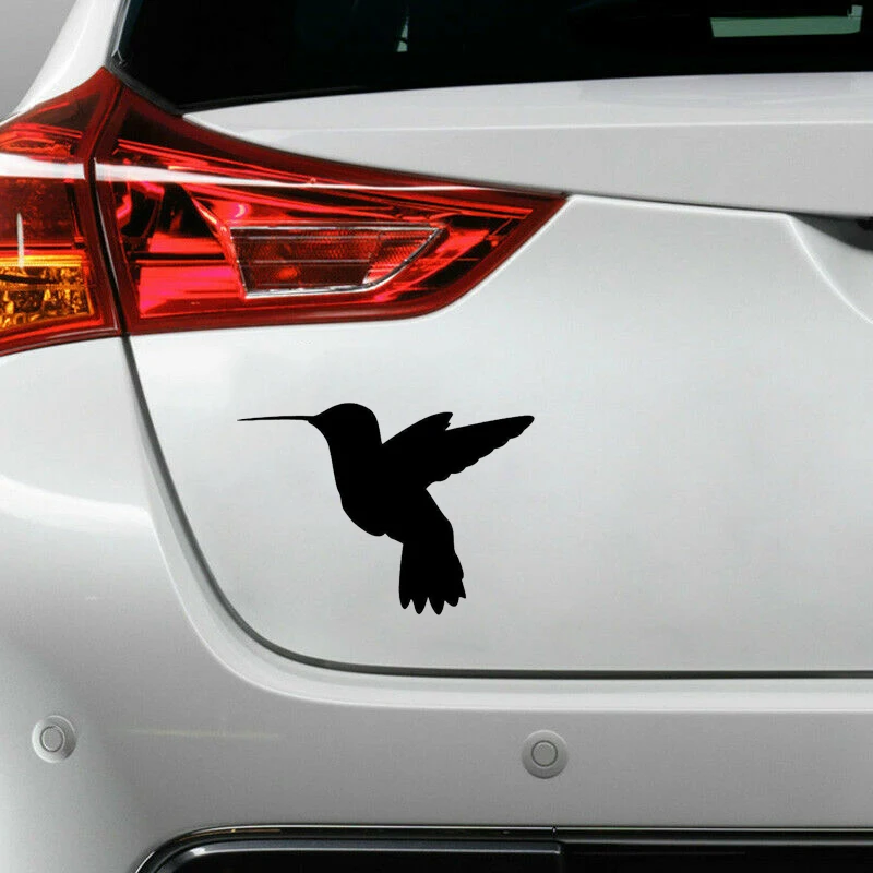 Интересный автомобильный Стайлинг животных 13 см x 9 3 Humming Bird виниловая