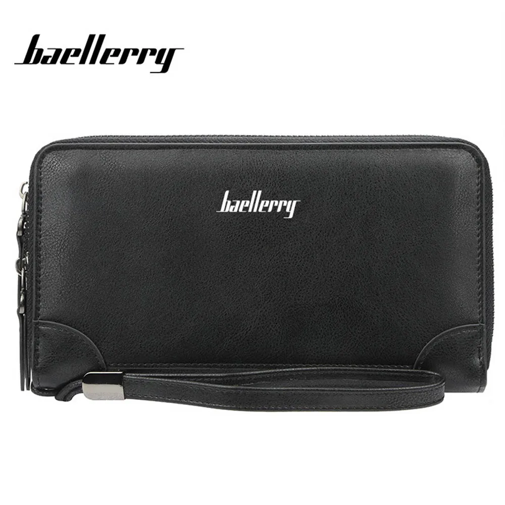 Мужской Длинный кошелек Baellerry с отделением для карт на молнии 2019|Мужские