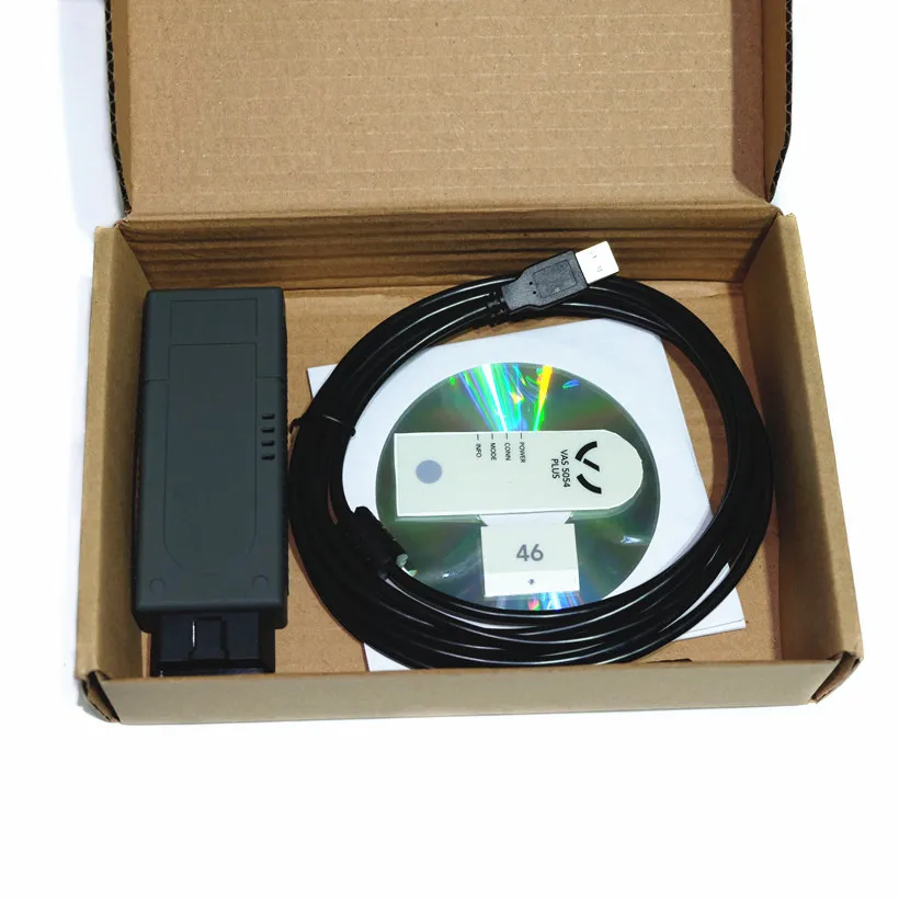 5 шт./лот DHL Бесплатная VAS5054 плюс полный чип OKI с 4 0 bluetooth ODIS V4.3.3 Авто OBD2