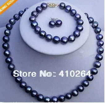 Ювелирный Комплект из колье браслета и сережек 8 9 мм|fashion jewelry set|jewelry setsjewelry sets fashion