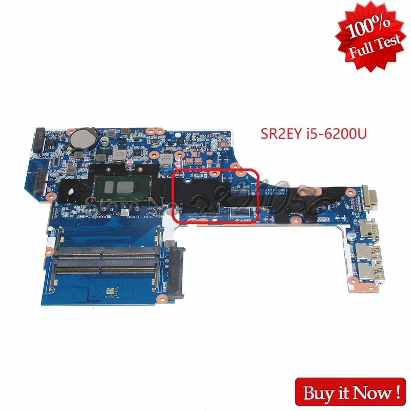 NOKOTION DAX63CMB6D1 основная плата для HP Probook 450 G3 материнская ноутбука 15 6 дюймов SR2EY i5 6200U