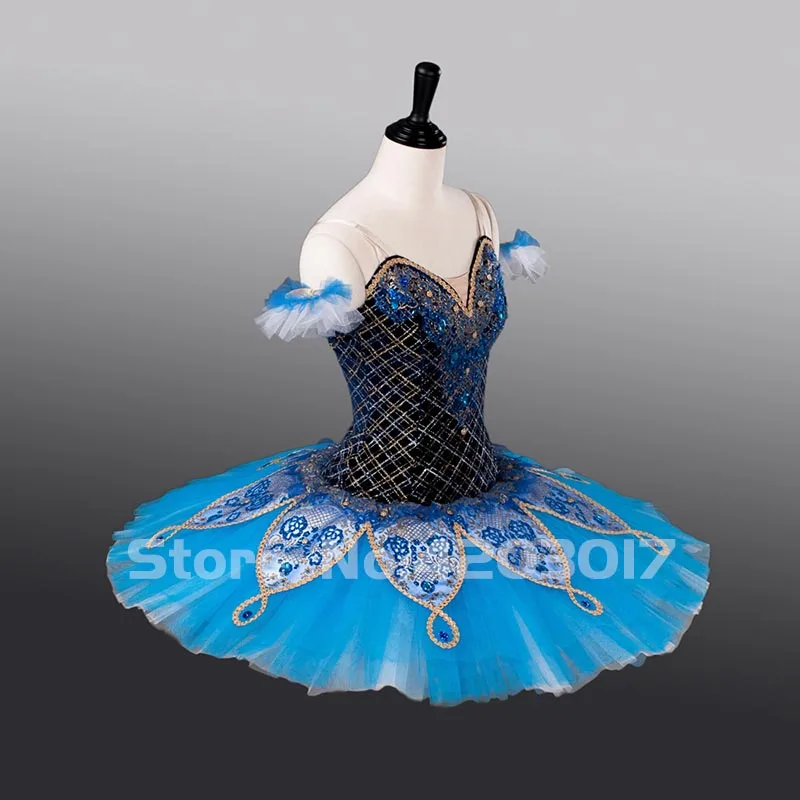 Adult Blue Fairy Professional Ballet Tutus Stage Performance Puff Skirt Girls Ballerina Costumes Dance Dress Women B9013 | Тематическая