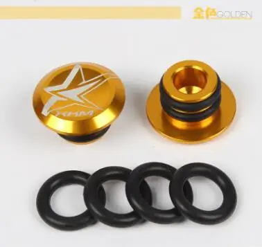 Gold 1 пара MTB горный велосипед алюминиевый сплав велосипед Велоспорт прочный руль ручки бар крышка заглушки - Цвет: Gold