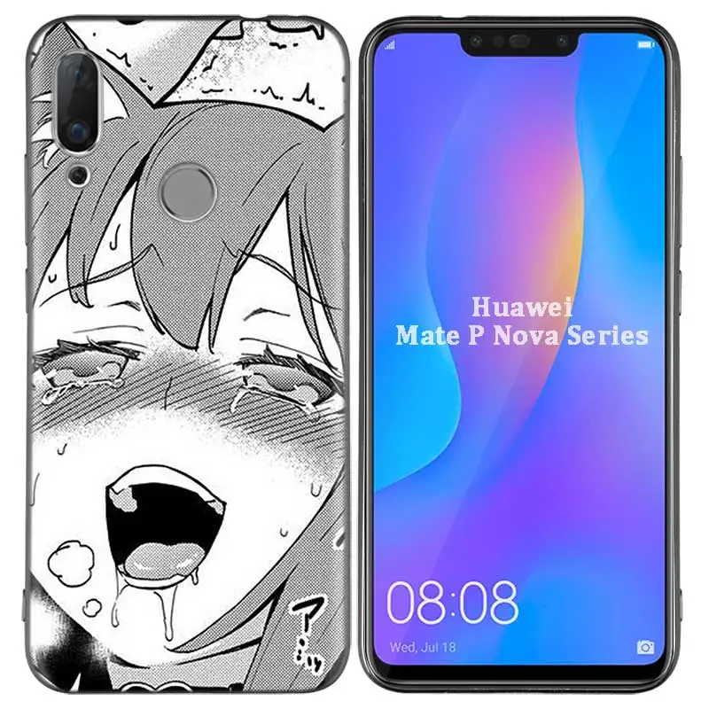 H-001 Силиконовый чехол для huawei P30 P20 P10 P9 mate 20 10 Lite Pro Nova 3i 4e 3E P Smart Plus аниме девушка мультфильм Япония - Цвет: H-001
