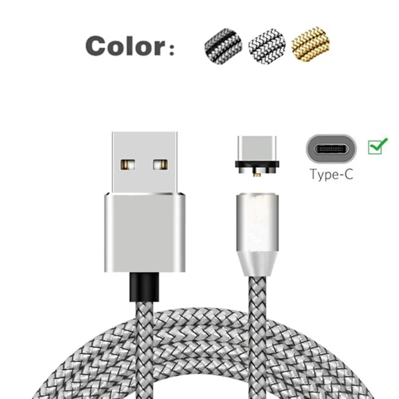 Магнитный usb-кабель QC 3 0 быстрая зарядка Type-C зарядный провод для Samsung galaxy A20 A30 A40 A50