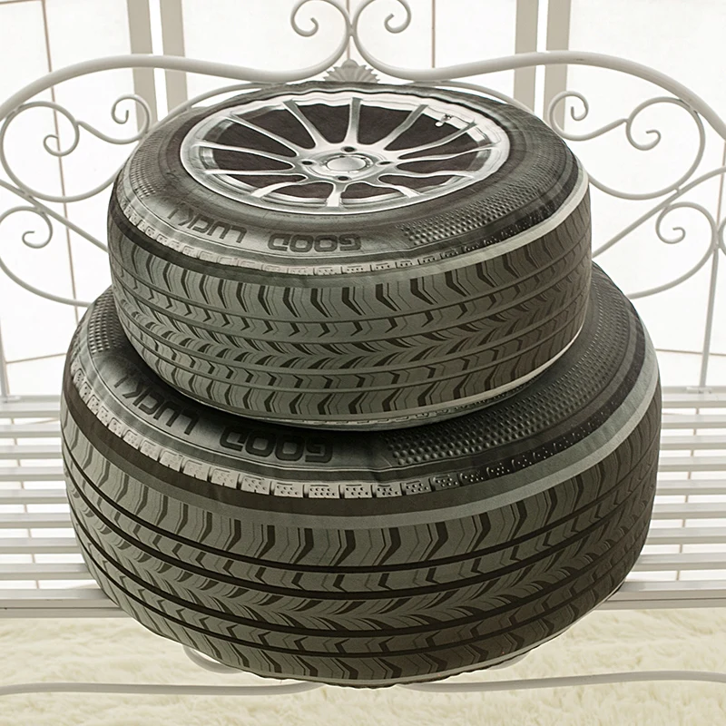 Индивидуальная Реалистичная 3D подушка для шин колеса и плюшевые игрушки
