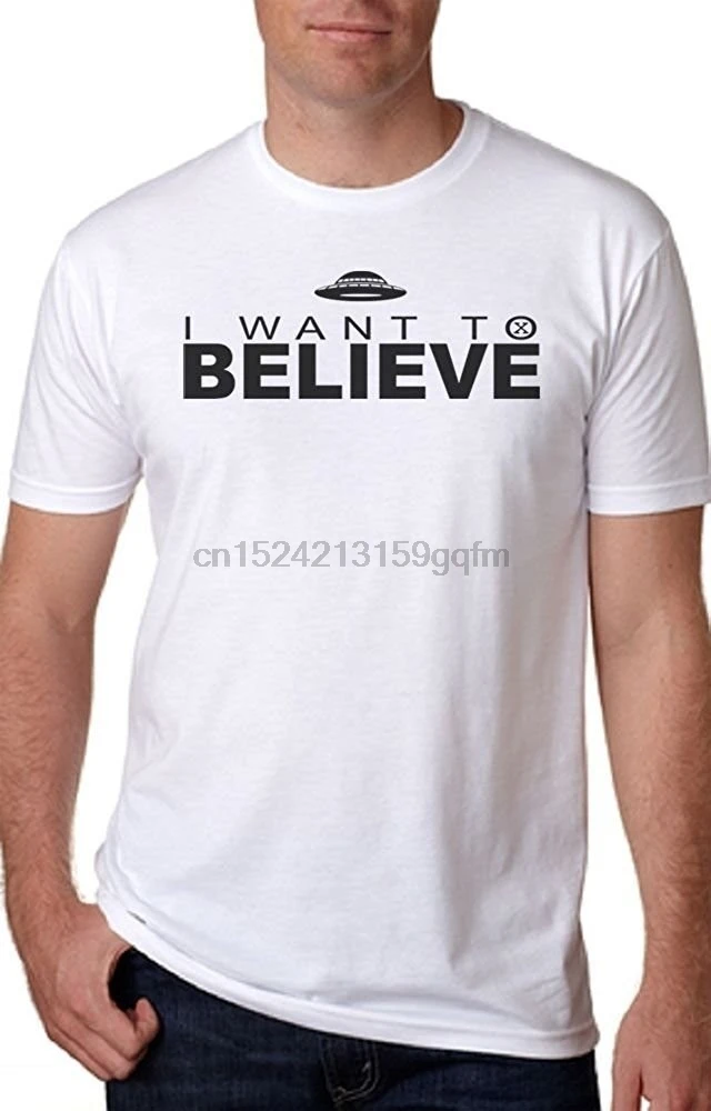Мужская футболка X file I Want To Believe|Мужские футболки| |