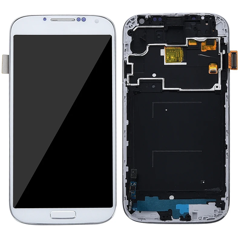 5 0 ''Оригинальный ЖК Дисплей Сенсорный экран дигитайзер для samsung Galaxy S4 с рамкой
