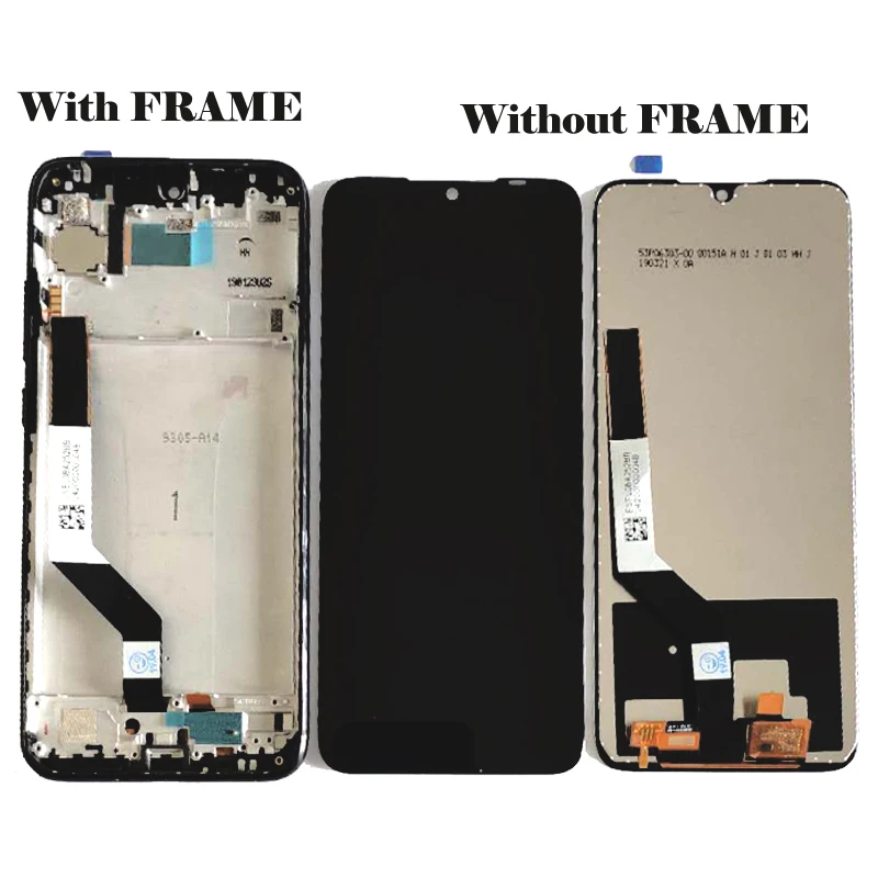 С/без рамки для Xiaomi Redmi Note 7 Note7 pro ЖК дисплей дигитайзер сенсорного экрана в сборе