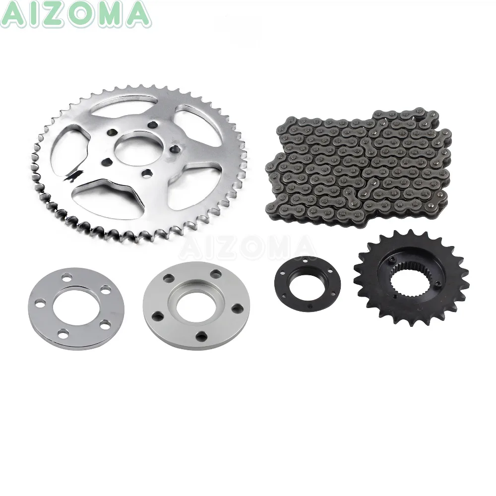 

Motorcycle Transmission Sprocket Chain Drive Conversion Kit For Harley Sportster 1200 883 Iron Forty-Eight SuperLow Seventy-Two