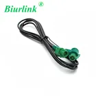 Biurlink, круглое 4-контактное отверстие, AUX USB-кабель, адаптер для BMW 3 5 серии E87 E90 E91 E92 X5 X6