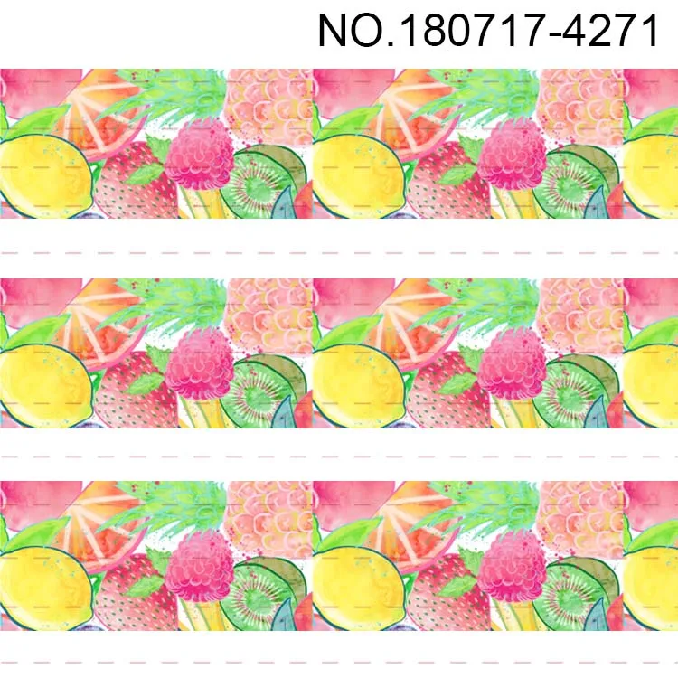 10 ярдов разные размеры лента с принтом фруктов