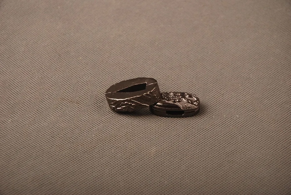 Изысканная металлическая фучи и Кашира с узором для японской Самурайской Катаны