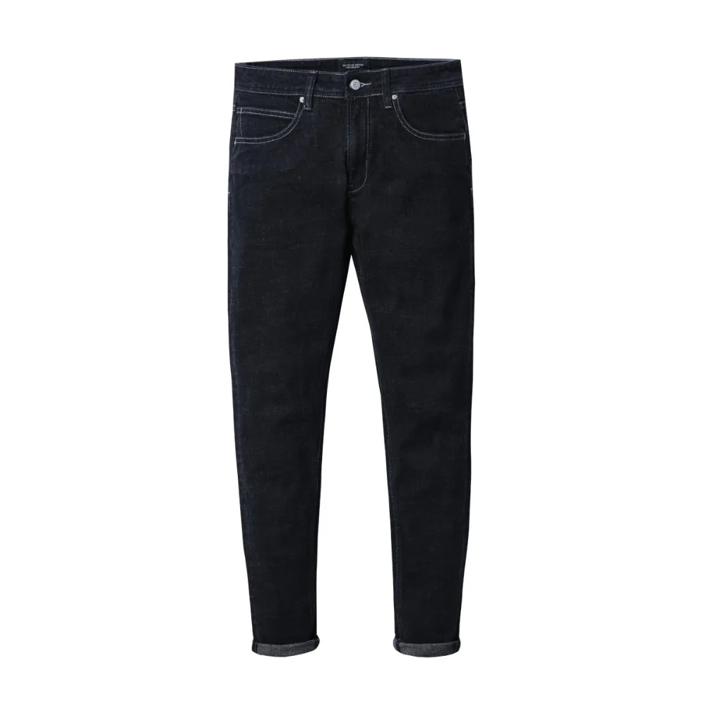 SIMWOOD 2019 зимние мужские джинсы повседневные облегающие байкерские хлопковые