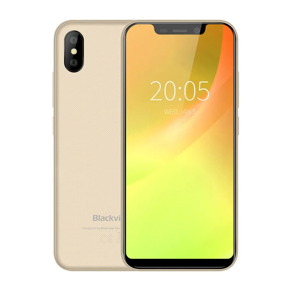 Blackview A30 19:9 полный экран 8 1 &quotAndroid 5 Dual сзади камера 4 ядра 2500 мАч 2 ГБ оперативная