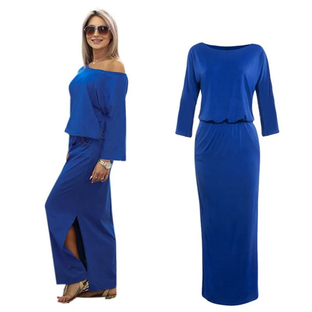 Бесплатная страусиное 2019 женское летнее длинное макси богемное вечернее платье