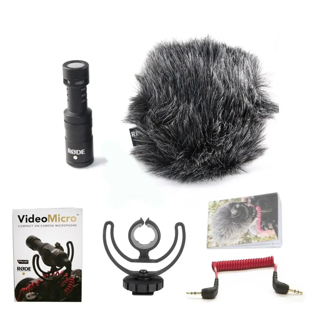 Rode VideoMicro Микрофон Суперкомпактный направленный микрофон для Canon Nikon Камеры iPhone