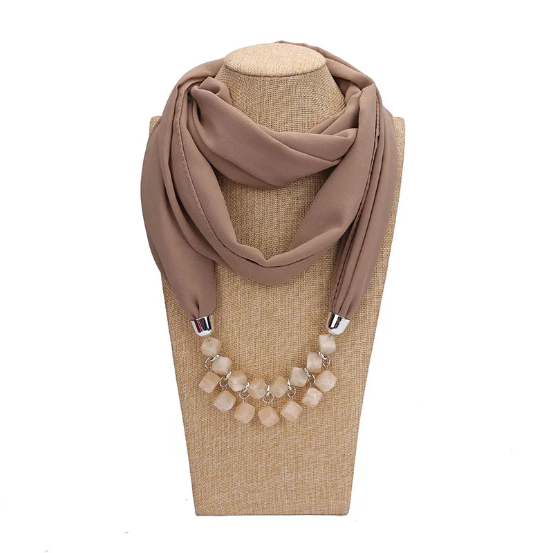 RUNMEIFA Новая модная подвеска шарф для женщин элегантные аксессуары хиджаб женский