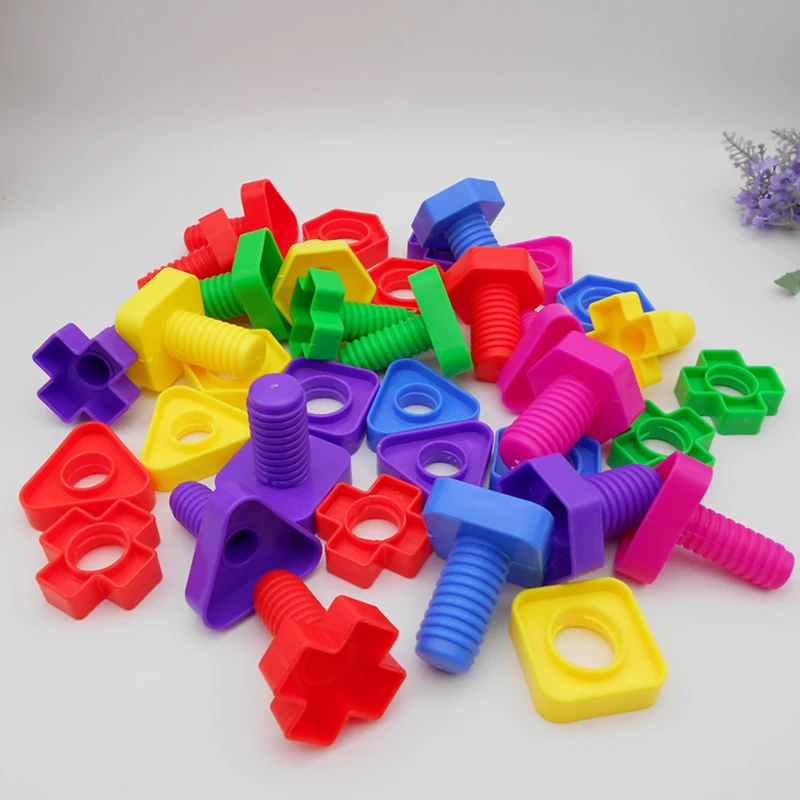 18 пар Детский конструктор гайка|toys for|educational toys for childrentoys children |