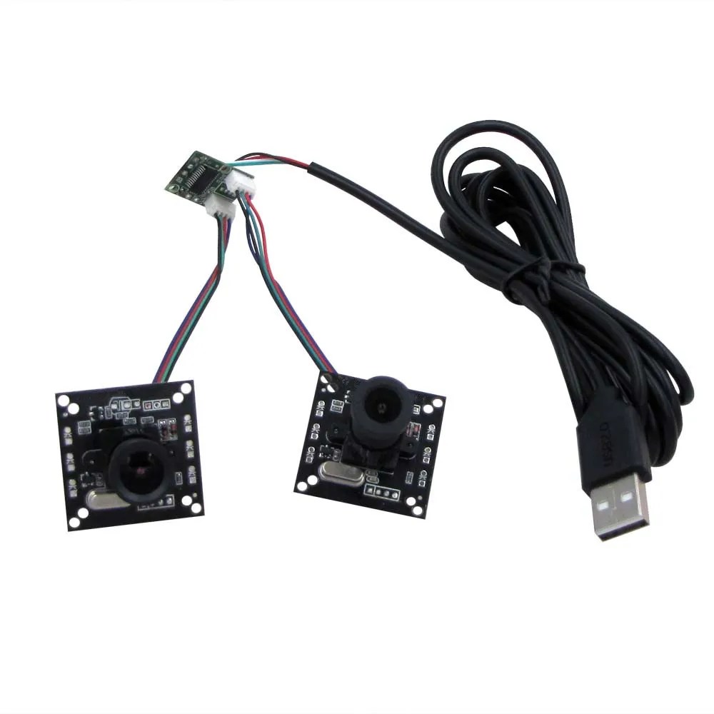 1MP HD 720 P Стерео веб-камера Двойной объектив 1 0 мегапиксельная OV9712 USB Камера модуль |