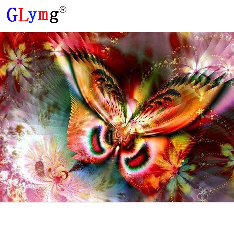 GLymg 5D Diy Алмазная краска полная дрель мечта бабочка по комплекты алмазов вышивка