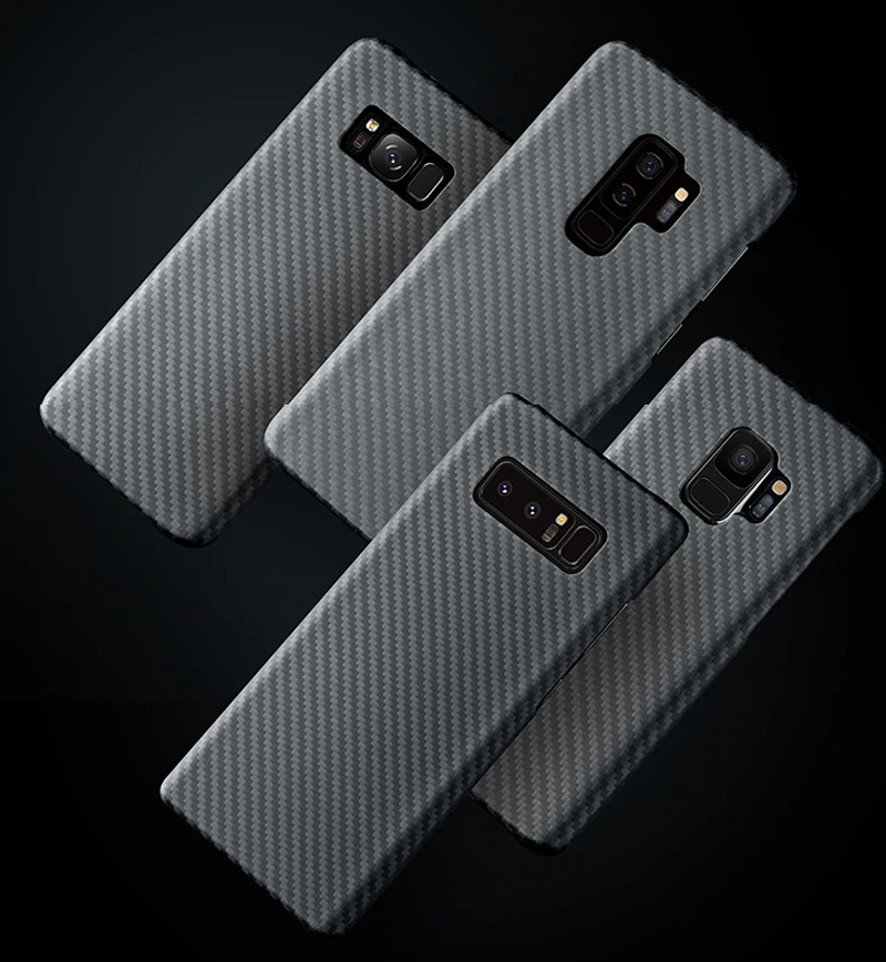 Роскошный чехол из углеродного волокна для samsung Galaxy S10 Plus S8 S9 Plus Note 10 Note 9 8 матовый арамидный чехол Ультратонкий чехол для телефона