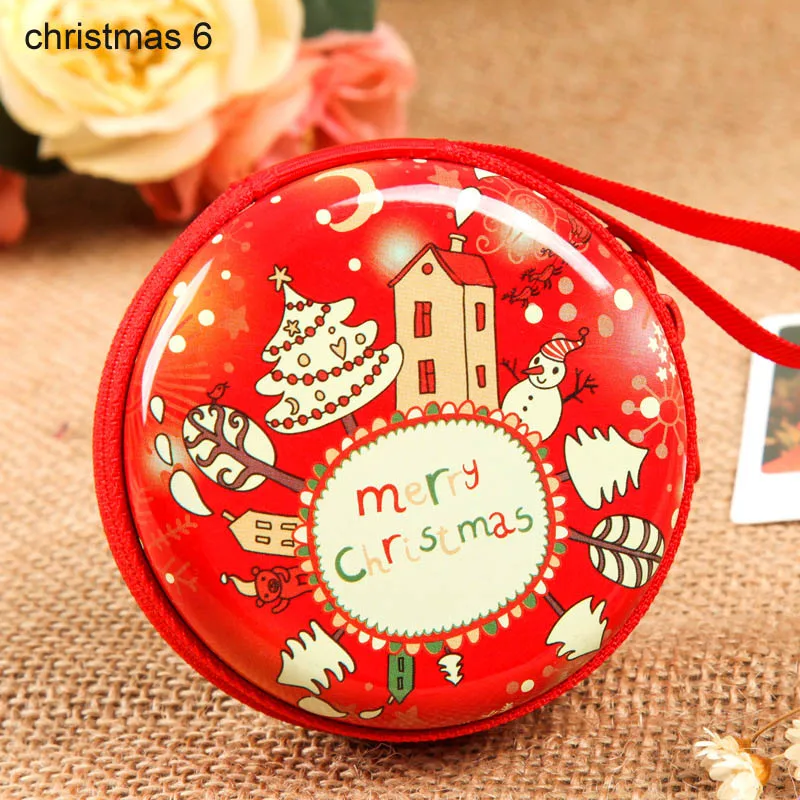 christmas 6 Кошелек, рождественская подвеска, висячие украшения, чехол для ключей для девочек, рождественская елка, кулон для пожилых людей, Рождественская серия, подарок - Цвет: christmas 6