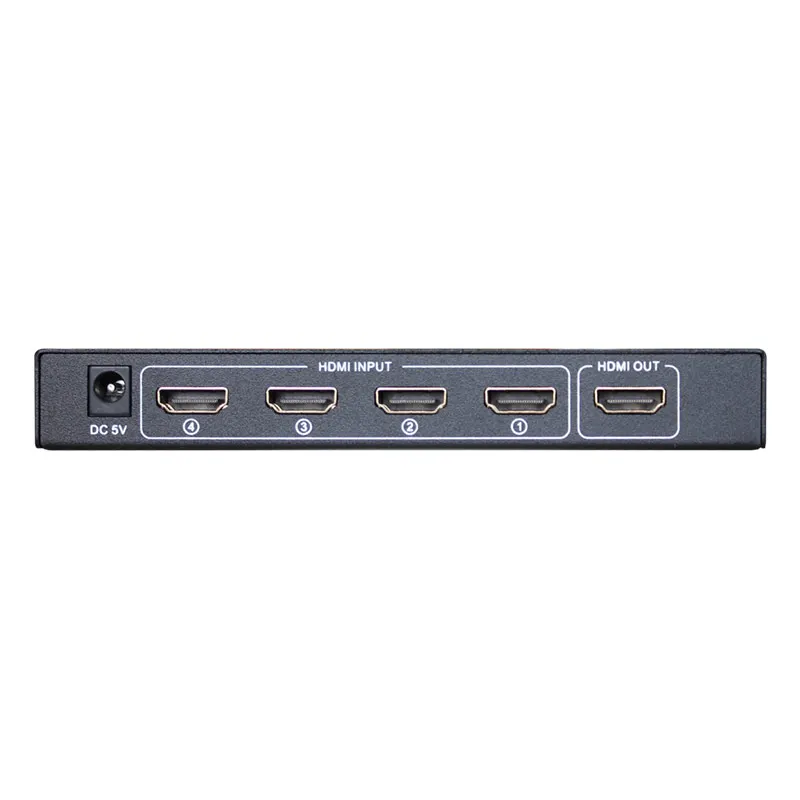 4x1 HDML Quad Multi-viewer HQMV4 сплиттер бесшовный переключатель с ИК-управлением для
