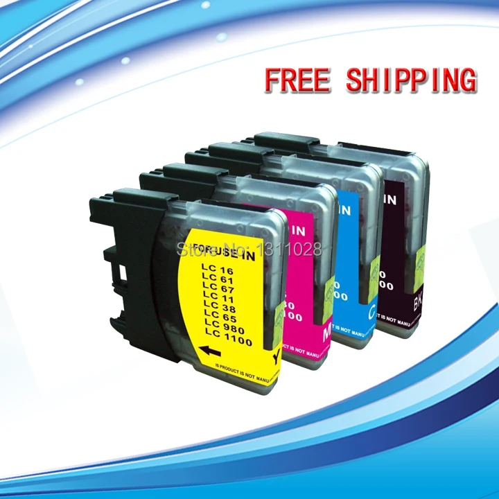 Чернильный путь 6 комплектов 24 шт совместимый набор чернильных картриджей LC11 LC16