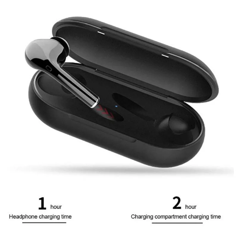 Bluetooth 5 0 громкой связи гарнитура для наушников с Чехол наушники вкладыши TWS M6s
