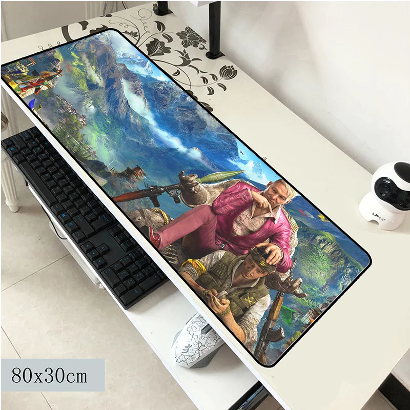 Коврик для мыши far cry 800x300 мм, коврик для мыши, компьютерный коврик для мыши, большой игровой коврик для мыши, высококачественный геймерский коврик для мыши