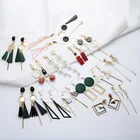 Новые Женские Висячие серьги, лидер продаж, длинные висячие серьги, подарок вечерние ринку, свадьбу, серьги