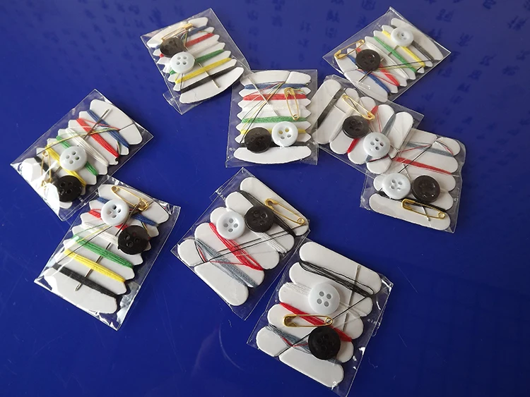 50 мешков мини набор для шитья портативный комплект игольчатая нить штифтов