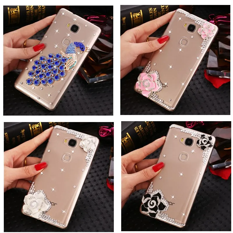 Y5 Y6 pro 2019 Y9 Y7 Prime 2018 блестящий чехол со стразами для Huawei Honor 20 9X 8A 8C 8X 7C 7A 6C 10 9 8 lite |