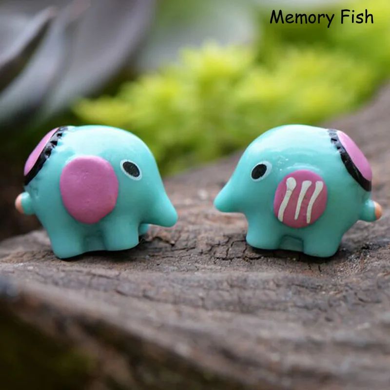 Микро сад украшения мультфильм милый мини Слон Статуэтка аниме фигурка кукла дом